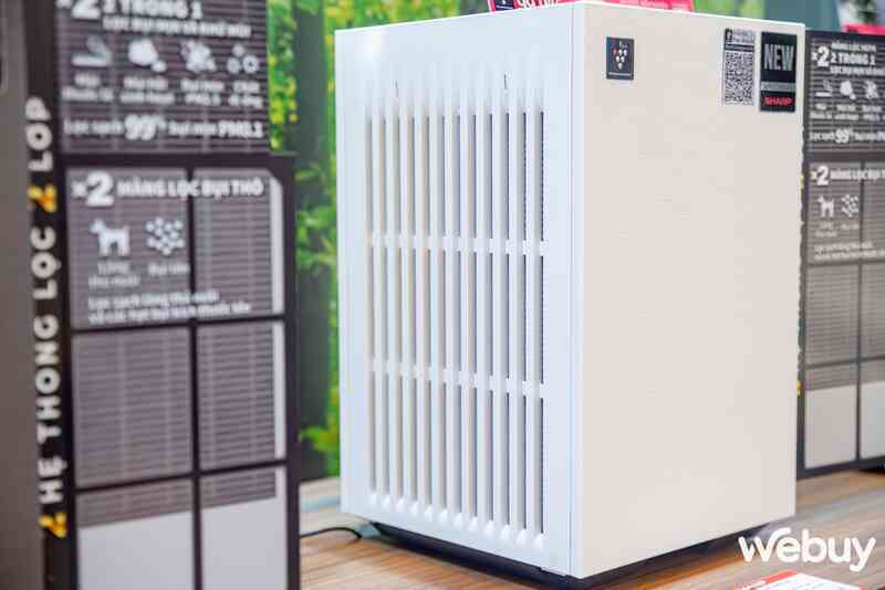 Cận cảnh máy lọc không khí SHARP Purefit mini: Kích thước gọn gàng, màu sắc nhẹ nhàng, đặc biệt công nghệ Plasmacluster ion diệt khuẩn Cận cảnh máy lọc không khí SHARP Purefit mini: Kích thước gọn gàng, màu sắc nhẹ nhàng, đặc biệt công nghệ Plasmacluster ion diệt khuẩn