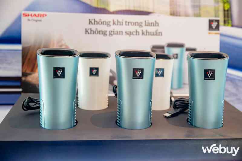 Cận cảnh máy lọc không khí SHARP Purefit mini: Kích thước gọn gàng, màu sắc nhẹ nhàng, đặc biệt công nghệ Plasmacluster ion diệt khuẩn Cận cảnh máy lọc không khí SHARP Purefit mini: Kích thước gọn gàng, màu sắc nhẹ nhàng, đặc biệt công nghệ Plasmacluster ion diệt khuẩn