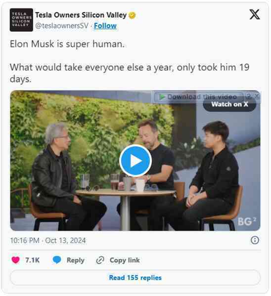Hoàn thành công việc của 4 năm chỉ trong 19 ngày, Elon Musk làm cho CEO NVIDIA phải thốt lên: "Thật siêu phàm"- Ảnh 2. Hoàn thành công việc của 4 năm chỉ trong 19 ngày, Elon Musk làm cho CEO NVIDIA phải thốt lên: "Thật siêu phàm"- Ảnh 2.