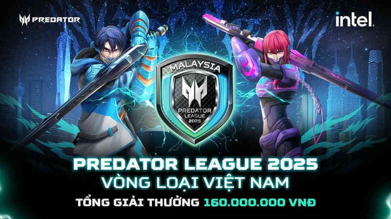Khởi tranh vòng loại giải đấu Predator League 2025 tại Việt Nam