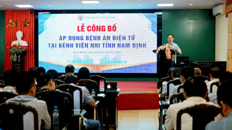 Bệnh viện đầu tiên tại Nam Định ứng dụng bệnh án điện tử VNPT EMR