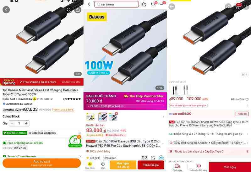 Cùng 1 món hàng, mua qua Temu, Shopee, Lazada hay Tik Tok Shop rẻ hơn: Giá cả chưa quan trọng bằng những điều này- Ảnh 3. Cùng 1 món hàng, mua qua Temu, Shopee, Lazada hay Tik Tok Shop rẻ hơn: Giá cả chưa quan trọng bằng những điều này- Ảnh 3.