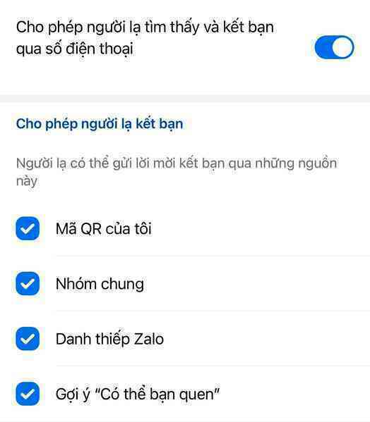 Cách chặn người lạ tìm Zalo của mình bằng số điện thoại- Ảnh 4. Cách chặn người lạ tìm Zalo của mình bằng số điện thoại- Ảnh 4.