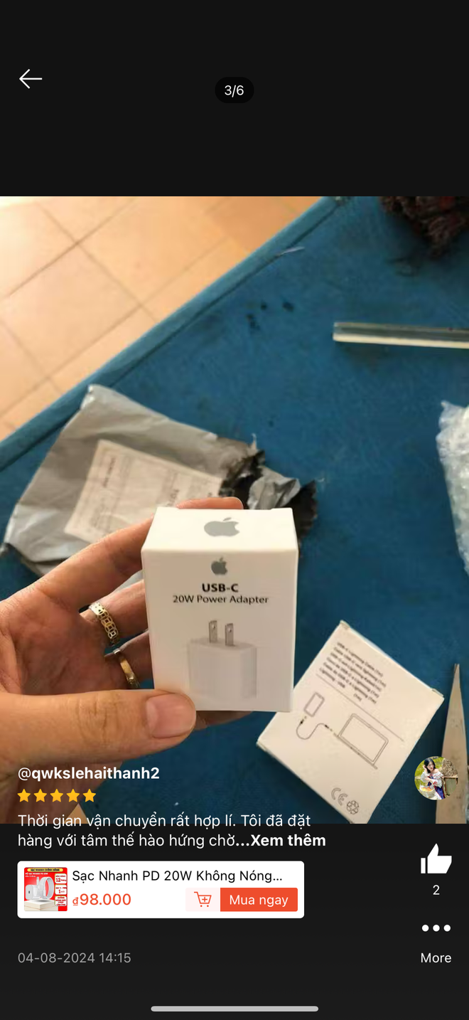 Xem top sạc nhanh bán chạy nhất trên Shopee và cái kết: Hàng chục sản phẩm có cùng điểm chung nhưng chỉ duy nhất củ sạc này được chúng tôi đánh giá cao- Ảnh 8. Xem top sạc nhanh bán chạy nhất trên Shopee và cái kết: Hàng chục sản phẩm có cùng điểm chung nhưng chỉ duy nhất củ sạc này được chúng tôi đánh giá cao- Ảnh 8.