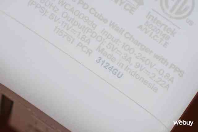 Củ sạc nhanh siêu bé cho người dùng iPhone: Made in Indonesia, nặng chỉ 38g, công suất 20W, giá 300.000 đồng- Ảnh 9. Củ sạc nhanh siêu bé cho người dùng iPhone: Made in Indonesia, nặng chỉ 38g, công suất 20W, giá 300.000 đồng- Ảnh 9.