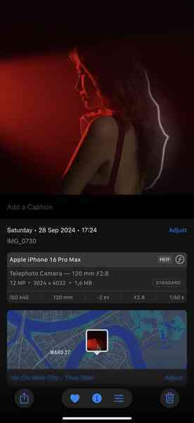 "Camera iPhone 16 Pro Max chẳng khác đời trước", thực tế sử dụng ra sao?- Ảnh 14. "Camera iPhone 16 Pro Max chẳng khác đời trước", thực tế sử dụng ra sao?- Ảnh 14.