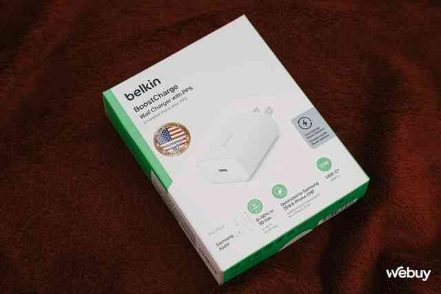 Đừng mua sạc nhanh trôi nổi, không rõ nguồn gốc, đây là củ sạc iPhone công suất 25W siêu gọn nhẹ, tới từ thương hiệu Mỹ uy tín, giá chỉ hơn 200.000 đồng