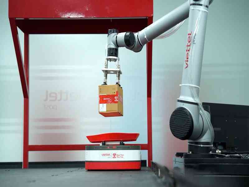 Điều thú vị về tổ hợp robot logistics thông minh "Made by Viettel Post" tại Innovate Việt Nam 2024