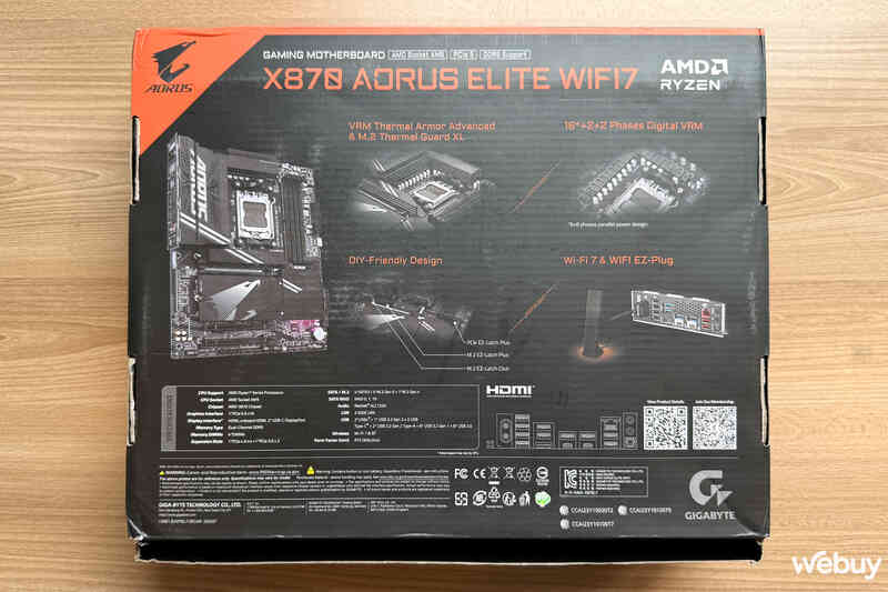 Đánh giá nhanh Gigabyte X870 AORUS Elite WiFi7: sẵn sàng đi tắt đón đầu về công nghệ- Ảnh 2. Đánh giá nhanh Gigabyte X870 AORUS Elite WiFi7: sẵn sàng đi tắt đón đầu về công nghệ- Ảnh 2.