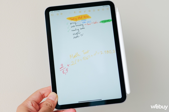 Mở hộp và trải nghiệm nhanh iPad mini 7: Chiếc iPad "thú vị" nhất mà tôi từng được sử dụng- Ảnh 13. Mở hộp và trải nghiệm nhanh iPad mini 7: Chiếc iPad "thú vị" nhất mà tôi từng được sử dụng- Ảnh 13.