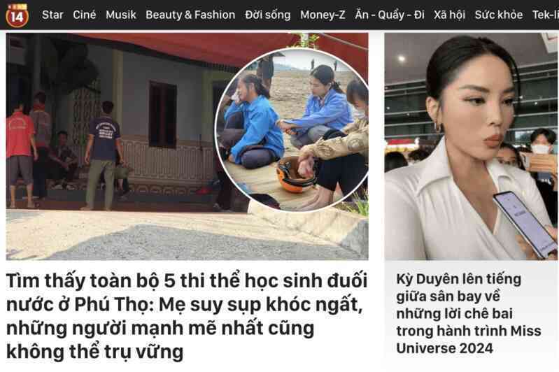 Trang thông tin điện tử tổng hợp được phép liên kết để sản xuất nội dung