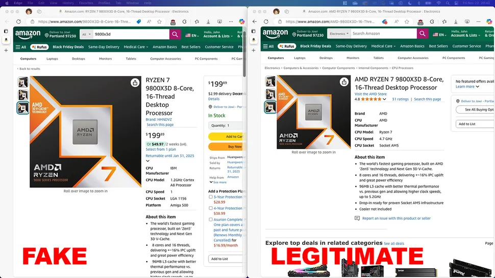 Ryzen 7 9800X3D cháy hàng khắp nơi, 'gian thương' lợi dụng rao bán hàng giá rẻ chỉ 4,8 triệu để lừa đảo