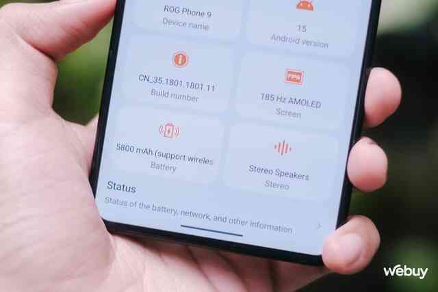 Trên tay ROG Phone 9: "Vũ khí tối thượng" của game thủ di động, giá 18 triệu đồng- Ảnh 19. Trên tay ROG Phone 9: "Vũ khí tối thượng" của game thủ di động, giá 18 triệu đồng- Ảnh 19.