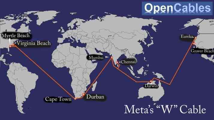 Meta muốn làm cáp quang biển 10 tỷ USD vòng quanh thế giới