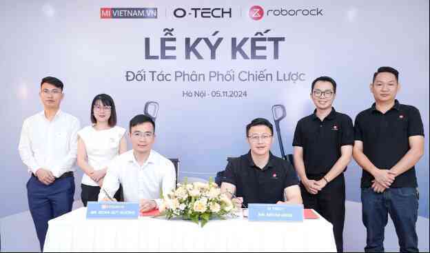 Mi Việt Nam và O-tech ký kết chiến lược phân phối sản phẩm Roborock