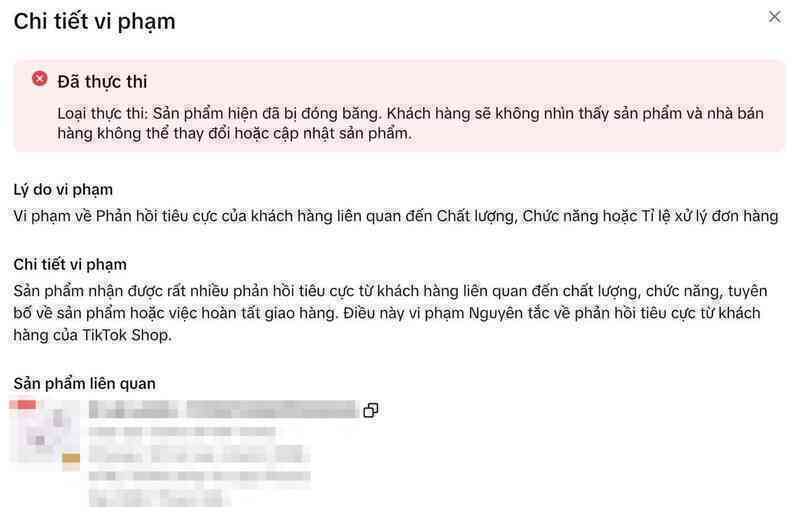 Nhiều người bán hàng trên TikTok Shop than trời khi bị khoá sản phẩm vì lý do hết sức trời ơi này- Ảnh 2. Nhiều người bán hàng trên TikTok Shop than trời khi bị khoá sản phẩm vì lý do hết sức trời ơi này- Ảnh 2.