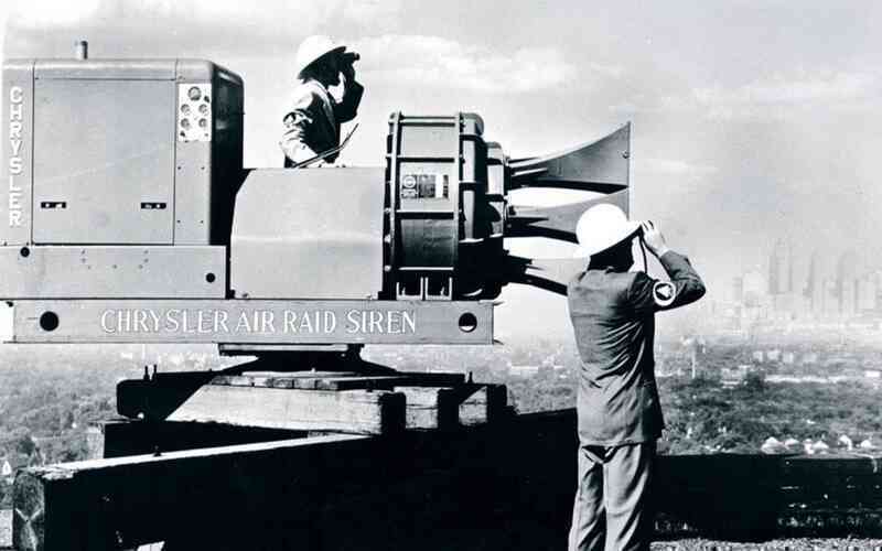 Chrysler Air Raid Siren: Còi báo động không kích mạnh đến mức có thể gây mưa- Ảnh 2. Chrysler Air Raid Siren: Còi báo động không kích mạnh đến mức có thể gây mưa- Ảnh 2.