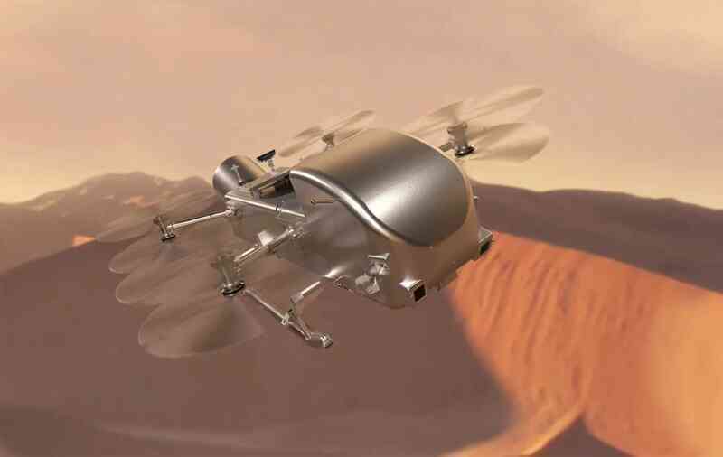 NASA lên kế hoạch chi 3,35 tỷ USD để đưa 'chuồn chuồn' lên Titan tìm kiếm sự sống ngoài Trái Đất- Ảnh 2. NASA lên kế hoạch chi 3,35 tỷ USD để đưa 'chuồn chuồn' lên Titan tìm kiếm sự sống ngoài Trái Đất- Ảnh 2.
