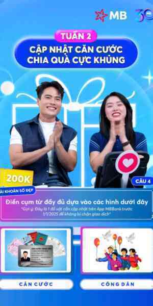 MB chia 500 triệu cho khách hàng đã cập nhật CCCD tại livestream ngày 11/12!- Ảnh 2. MB chia 500 triệu cho khách hàng đã cập nhật CCCD tại livestream ngày 11/12!- Ảnh 2.