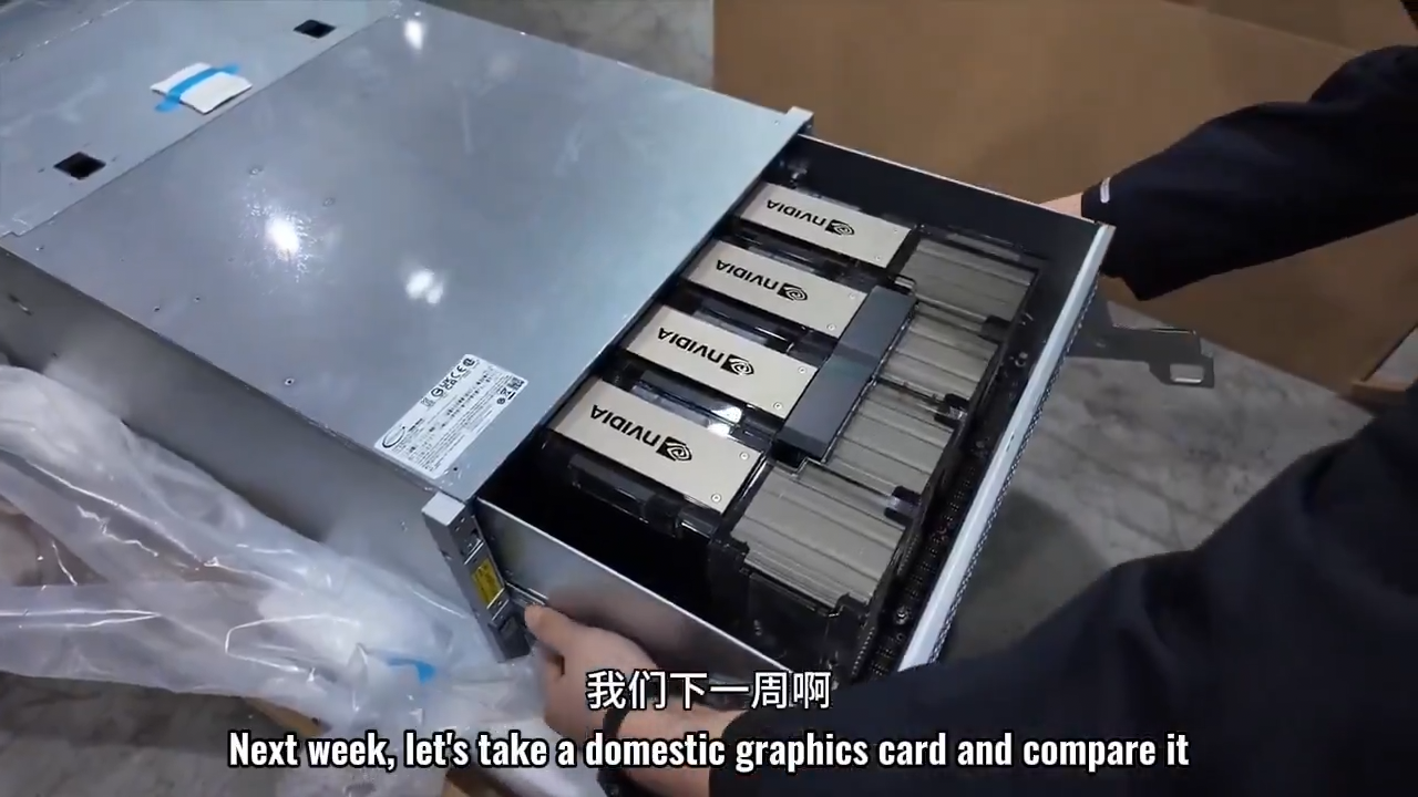 Người Trung Quốc khoe có được GPU AI xịn nhất của NVIDIA bất chấp lệnh cấm vận của Mỹ- Ảnh 2. Người Trung Quốc khoe có được GPU AI xịn nhất của NVIDIA bất chấp lệnh cấm vận của Mỹ- Ảnh 2.