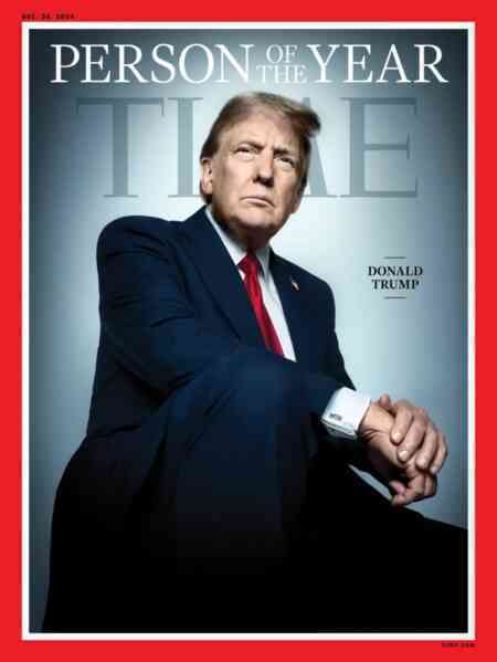 Tạp chí Time chọn ông Trump là “Nhân vật của năm 2024”