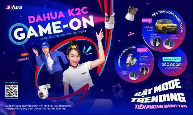 Hơn 250 bài dự thi, 15.000 người tham gia: Dahua K2C Game-On khép lại một hành trình đáng nhớ