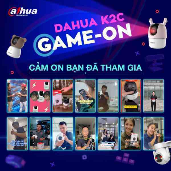 Hơn 250 bài dự thi, 15.000 người tham gia: Dahua K2C Game-On khép lại một hành trình đáng nhớ- Ảnh 2. Hơn 250 bài dự thi, 15.000 người tham gia: Dahua K2C Game-On khép lại một hành trình đáng nhớ- Ảnh 2.