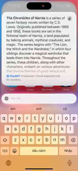 Trải nghiệm AI trên iOS 18.2: Nhiều tính năng thú vị, tích hợp cả ChatGPT dùng cực tiện- Ảnh 15. Trải nghiệm AI trên iOS 18.2: Nhiều tính năng thú vị, tích hợp cả ChatGPT dùng cực tiện- Ảnh 15.