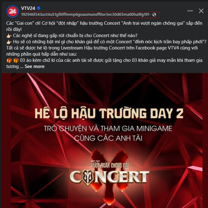 Người dùng Facebook tại Việt Nam bối rối khi thông tin hiển thị ngày giờ biến mất, chỉ hiển thị chuỗi kí tự lạ