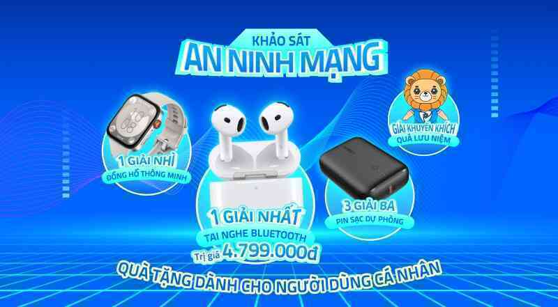 Tham gia Khảo sát An ninh mạng 2024: Cơ hội nhận AirPods 4, doanh nghiệp cũng được mời góp ý kiến