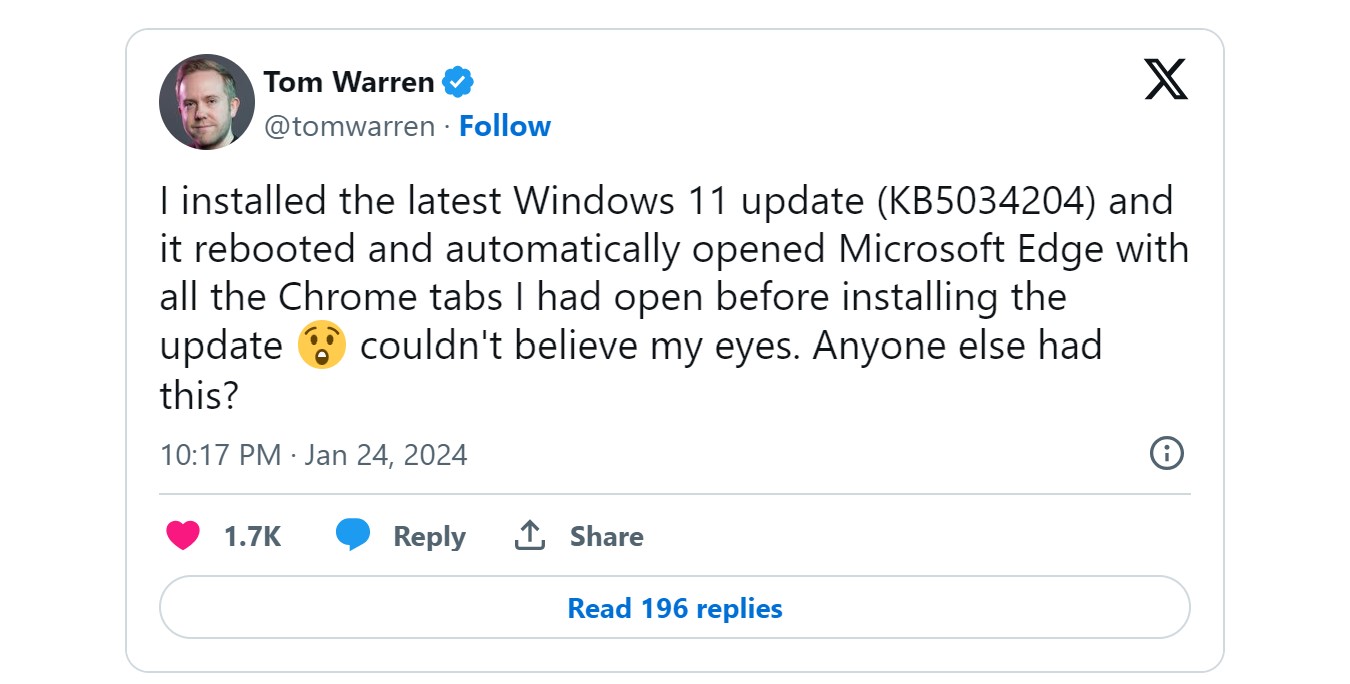 Microsoft Edge bị “bắt tận tay” khi đang đánh cắp dữ liệu người dùng từ Chrome?- Ảnh 3. Microsoft Edge bị “bắt tận tay” khi đang đánh cắp dữ liệu người dùng từ Chrome?- Ảnh 3.
