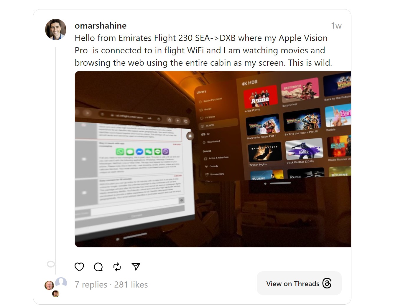 Sếp Microsoft Word khen ngợi Apple Vision Pro: Sếp Microsoft Word khen ngợi Apple Vision Pro: