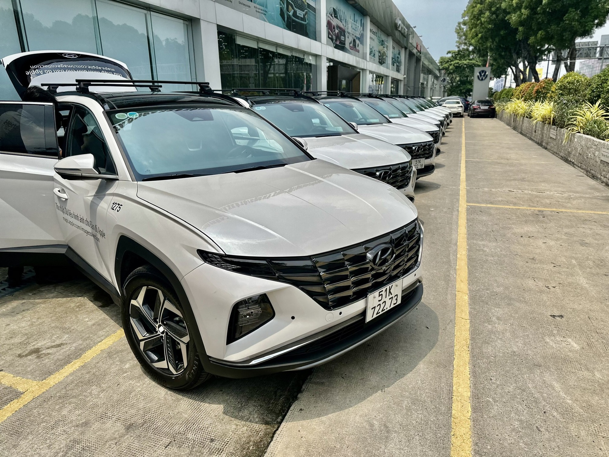 Xe Apple thu thập bản đồ Việt Nam lộ diện: Có lô 20 chiếc Hyundai Tucson, chạy suốt 8 tháng- Ảnh 5. Xe Apple thu thập bản đồ Việt Nam lộ diện: Có lô 20 chiếc Hyundai Tucson, chạy suốt 8 tháng- Ảnh 5.