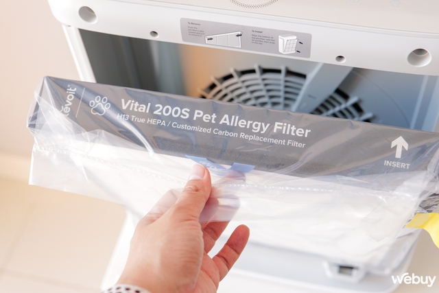 Trải nghiệm máy lọc không khí Levoit Vital 200S: Thiết kế đẹp, bộ lọc cao cấp, cực hợp với nhà có chó mèo- Ảnh 7.