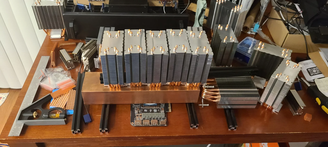 Điều gì sẽ xảy ra nếu card đồ họa RTX 3080 được lắp tới 10 bộ tản nhiệt thụ động?