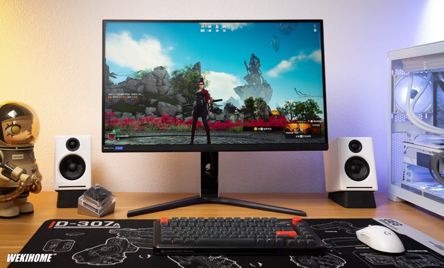 Ảnh thực tế màn hình Xiaomi gaming giá dưới 7 triệu: Tấm nền Mini LED 27 inch cao cấp, độ phân giải 2K 180Hz