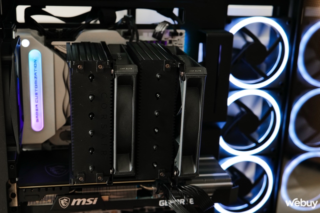 Đánh giá nhanh tản nhiệt khí cao cấp Corsair A115: Mạnh mẽ, êm ái và đắt tiền- Ảnh 13. Đánh giá nhanh tản nhiệt khí cao cấp Corsair A115: Mạnh mẽ, êm ái và đắt tiền- Ảnh 13.