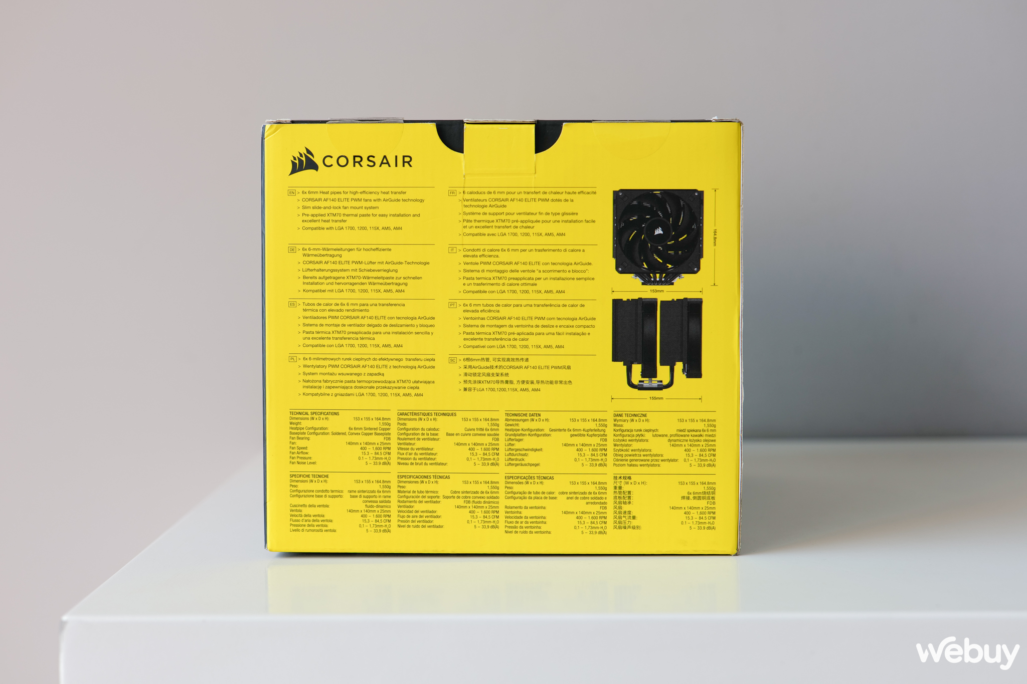 Đánh giá nhanh tản nhiệt khí cao cấp Corsair A115: Mạnh mẽ, êm ái và đắt tiền- Ảnh 3. Đánh giá nhanh tản nhiệt khí cao cấp Corsair A115: Mạnh mẽ, êm ái và đắt tiền- Ảnh 3.
