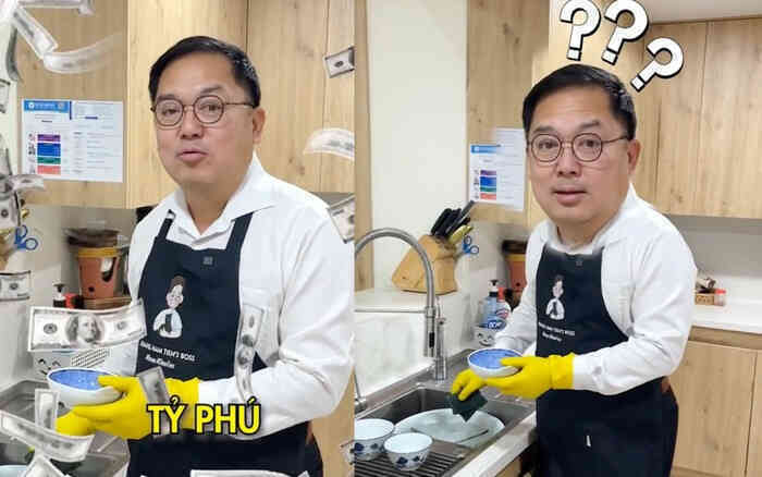 Sếp FPT Hoàng Nam Tiến: Đàn ông rửa bát hay bỏ vợ, tỷ phú cũng không ngoại lệ