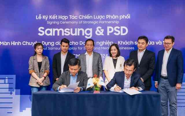 Samsung mở rộng hợp tác cùng PSD, mang giải pháp hiển thị toàn diện cho doanh nghiệp vừa và nhỏ