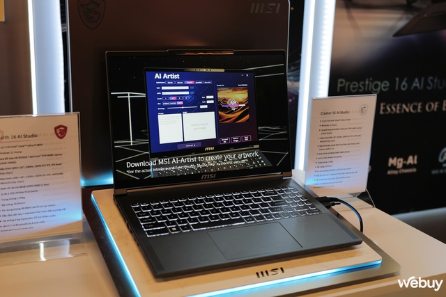 MSI ra mắt loạt laptop hỗ trợ AI tại Việt Nam, giá từ 19,99 triệu đồng- Ảnh 3. MSI ra mắt loạt laptop hỗ trợ AI tại Việt Nam, giá từ 19,99 triệu đồng- Ảnh 3.
