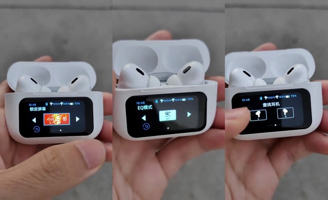 "Pháp sư Trung Hoa" chế tạo thành công AirPods Pro nhái tích hợp màn hình OLED cảm ứng: Đến Apple cũng phải chào thua!