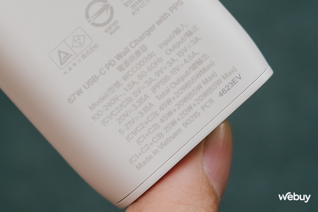 Dùng thử sạc nhanh Belkin: Thiết kế gọn nhẹ, công suất cao 67W, sạc cùng lúc iPhone, MacBook, S24 Ultra ngon lành- Ảnh 17. Dùng thử sạc nhanh Belkin: Thiết kế gọn nhẹ, công suất cao 67W, sạc cùng lúc iPhone, MacBook, S24 Ultra ngon lành- Ảnh 17.