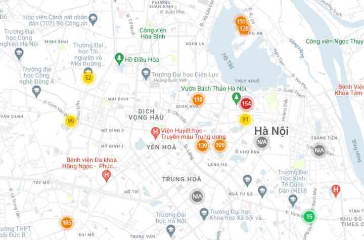 Hướng dẫn cách theo dõi chỉ số chất lượng không khí tại Việt Nam- Ảnh 3.