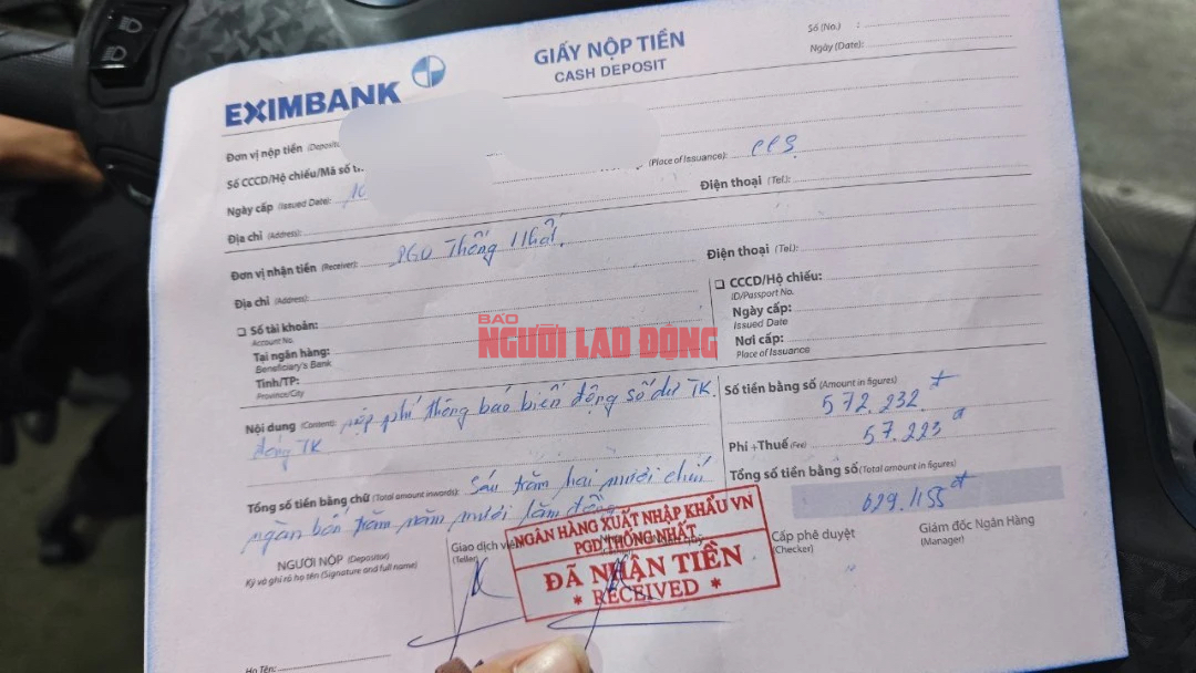 NÓNG: Eximbank thay đổi chính sách thu phí với tài khoản 0 đồng