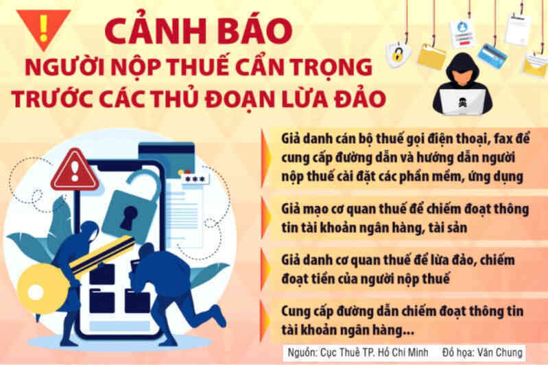 Giả danh cán bộ thuế lừa đảo trong tháng cao điểm quyết toán thuế