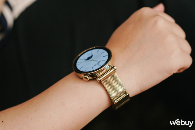 Smartwatch nữ Huawei Watch GT4 có thêm phiên bản dây Gold Milanese: Đeo sang và 'đầm' tay hơn- Ảnh 6. Smartwatch nữ Huawei Watch GT4 có thêm phiên bản dây Gold Milanese: Đeo sang và 'đầm' tay hơn- Ảnh 6.