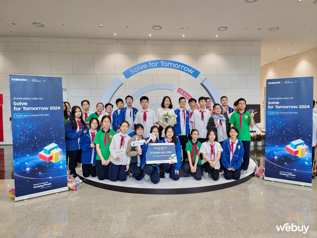 Samsung khởi động Solve for Tomorrow 2024: Tổng giải thưởng đến 8 tỷ, hứa hẹn thu hút hơn 2000 bài dự thi- Ảnh 4. Samsung khởi động Solve for Tomorrow 2024: Tổng giải thưởng đến 8 tỷ, hứa hẹn thu hút hơn 2000 bài dự thi- Ảnh 4.