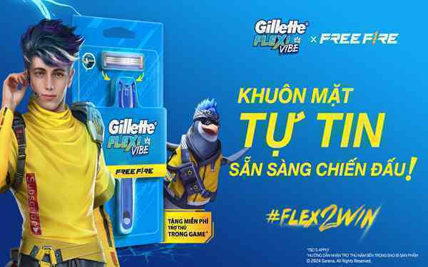 Gillette ra mắt dao cạo phiên bản Free Fire – Khuôn mặt tự tin sẵn sàng chiến đấu- Ảnh 2. Gillette ra mắt dao cạo phiên bản Free Fire – Khuôn mặt tự tin sẵn sàng chiến đấu- Ảnh 2.