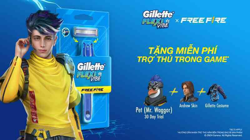 Gillette ra mắt dao cạo phiên bản Free Fire – Khuôn mặt tự tin sẵn sàng chiến đấu- Ảnh 3. Gillette ra mắt dao cạo phiên bản Free Fire – Khuôn mặt tự tin sẵn sàng chiến đấu- Ảnh 3.
